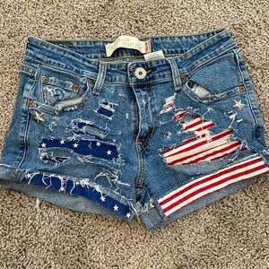 Fourth of July Levi Shorts